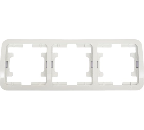 Изображение товара Тройная рамка, белая Makel Mimoza 22013