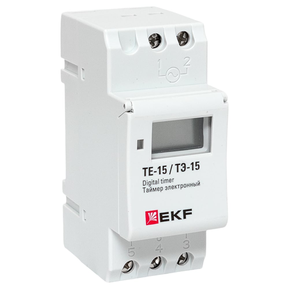 Изображение товара Электронный таймер обратного отсчета EKF ТЭ-15 PROxima mdt-15 для автоматизации