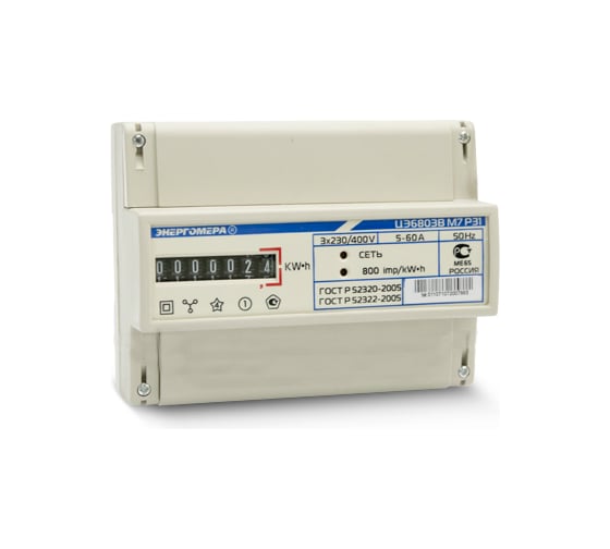 Изображение товара Электросчетчик Энергомера ЦЭ-6803В М7Р31 132571