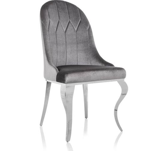 Изображение товара Стул Woodville Gustav на металлокаркасе, серый 11394
