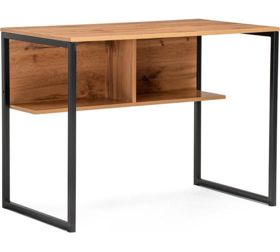 Изображение товара Письменный стол Woodville Клер Лофт дуб вотан/матовый черный 489687