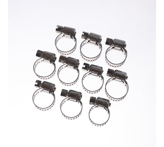 Изображение товара Червячный хомут HG 6-12 мм, 10 шт. 4962077