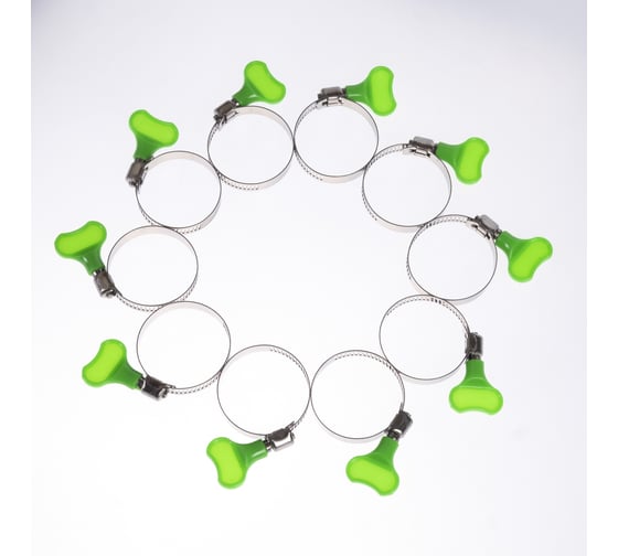 Изображение товара Червячный хомут с пластиковым ключом HG 25-40 мм, 10 шт. 4962022