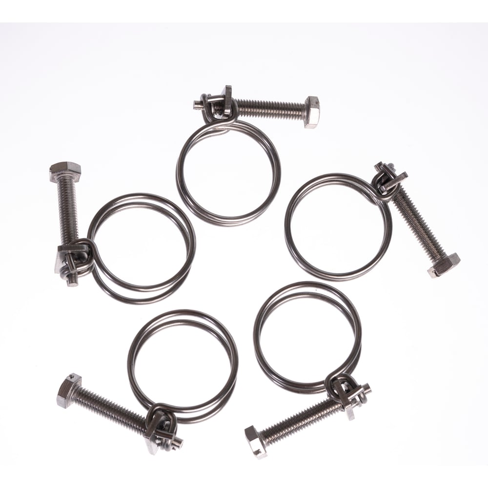 Изображение товара Проволочный хомут HG 36-40 мм 5 шт нержавеющая сталь