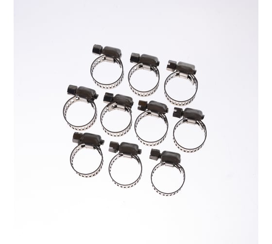 Изображение товара Червячный хомут HG 10-16 мм, нержавеющая сталь, 10 шт. 4962084