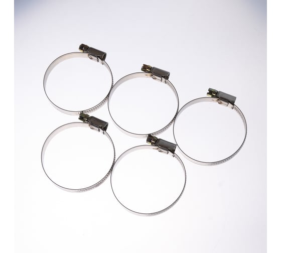 Изображение товара Червячный хомут HG 40-60 мм, 5 шт. 4962138