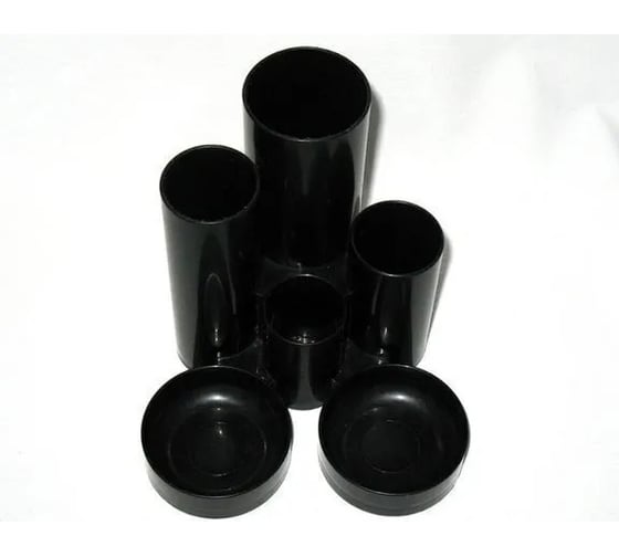 Изображение товара Настольный прибор РАНТИС Кратер трубы, черный Кратер 01