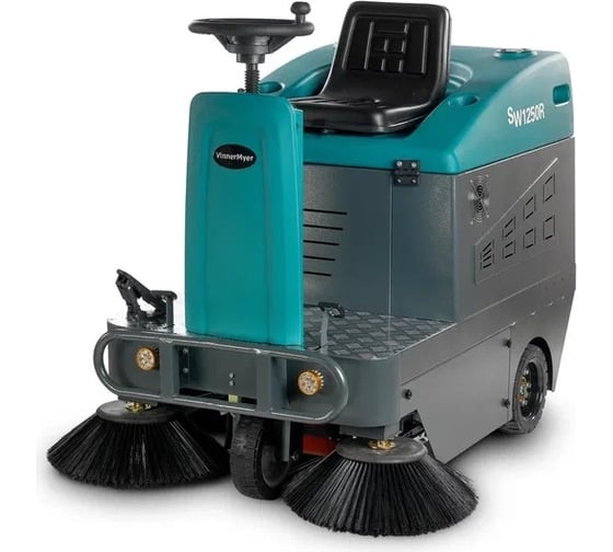 Изображение товара Подметальная машина с местом оператора VinnerMyer 90998531145 SW1250R (литиевая АКБ 52Ач) VMSW1250R-L100