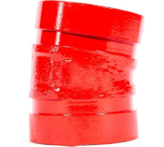 Изображение товара Стандартное колено GROOVEX 11.25, 4", 114 мм, ДУ 100 мм KC11114