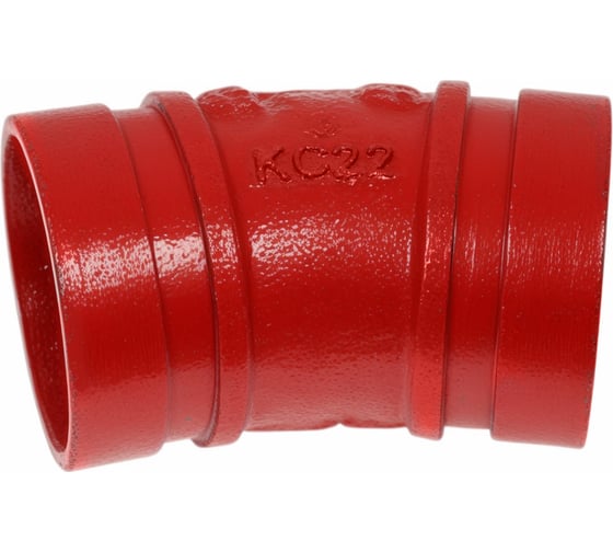 Изображение товара Стандартное колено GROOVEX 22.5, 2", 60 мм, ДУ 50 мм KC2260