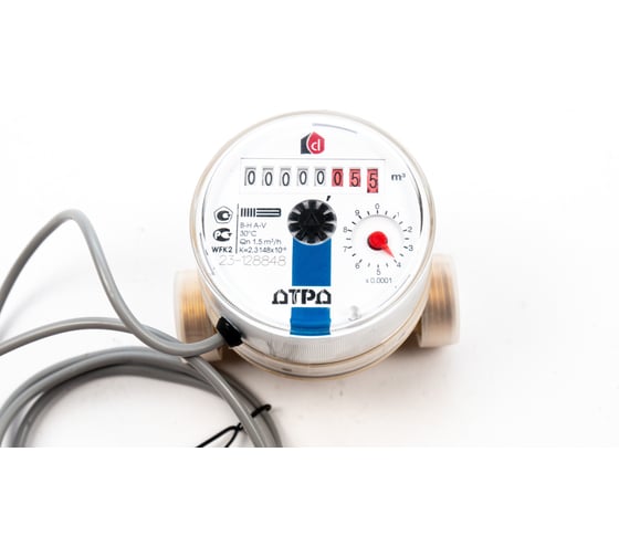 Изображение товара Счетчик холодной воды ДТРД импульсный Геркон ГВС ДУ=15 L=80 без КМЧ WFK24.D080-0-R-L-10-IP54-DT