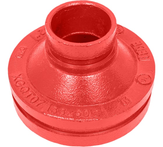 Изображение товара Переход под муфту GROOVEX 5"x2", 133x60 мм, ДУ 125x50 мм PM13360