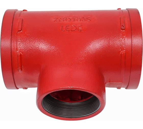 Изображение товара Переходной тройник под резьбу GROOVEX 5"x3", 133x89 мм, ДУ 125x70 мм TPR13389