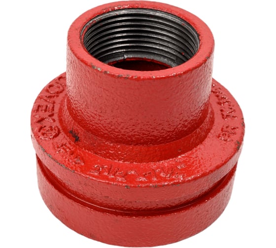 Изображение товара Переход под резьбу GROOVEX 2 1/2"x1 1/4", 76x42 мм, ДУ 65x32 мм PR7642