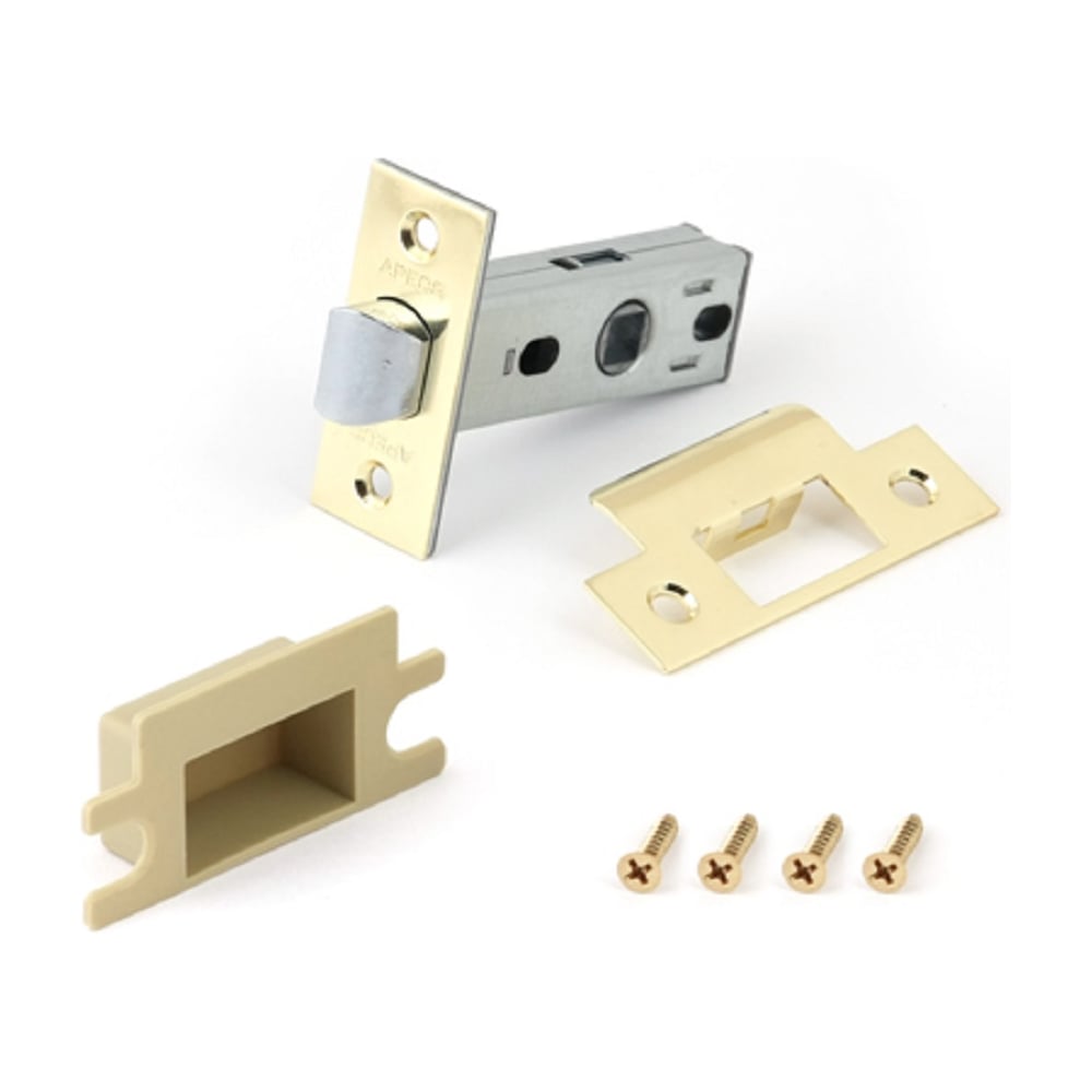 Изображение товара Защелка APECS 5400-G для межкомнатных дверей в стиле золото с хромированием