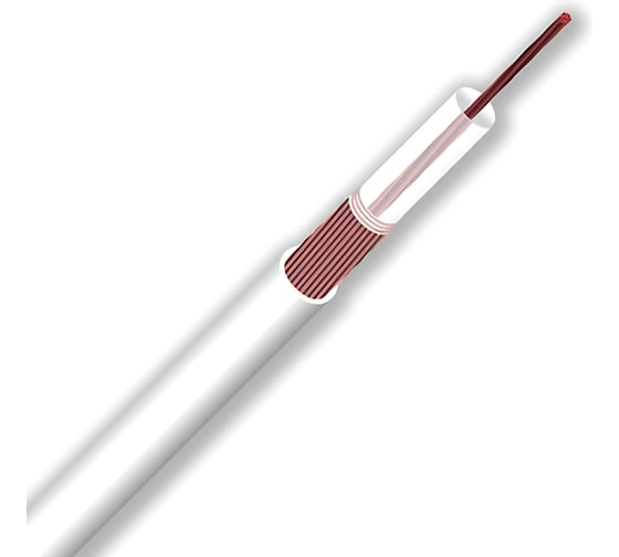 Изображение товара Антенный кабель 21VAtCA Сталь+медь аналог RG 6 Electraline 18013