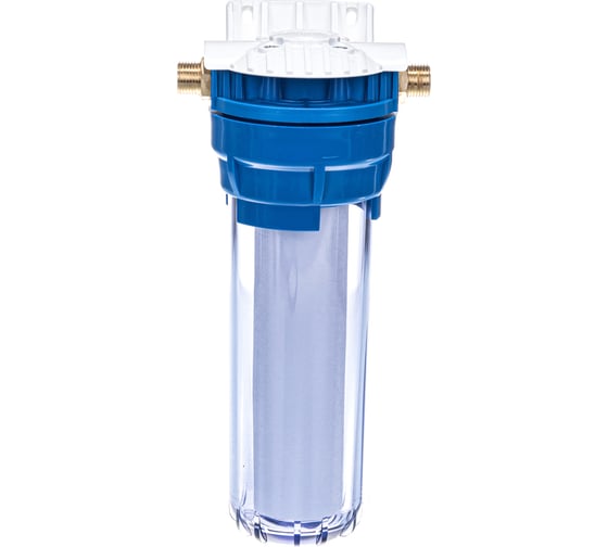 Изображение товара Магистральный фильтр для воды с картриджем Гейзер 1П 1/2" прозрачный 32007