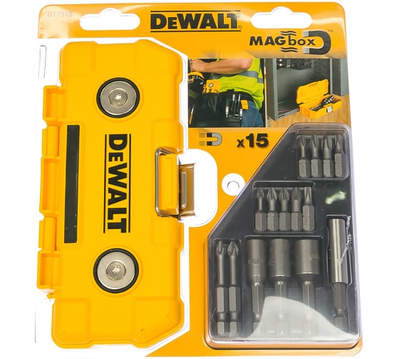Изображение товара Набор бит и головок DEWALT DT 7918