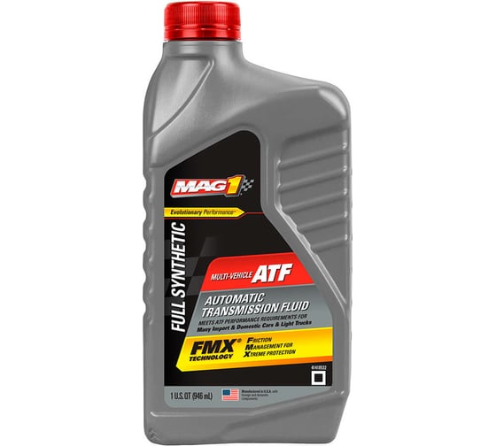 Изображение товара Синтетическая трансмиссионная жидкость MAG1 для АКПП Full Synthetic Multi-Vechicle ATF, 946 мл MAG62555