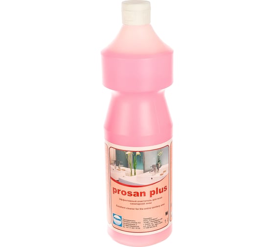 Изображение товара Очиститель кислотный PROSAN PLUS (1 л) для туалетных и ванных комнат Pramol 2533.201