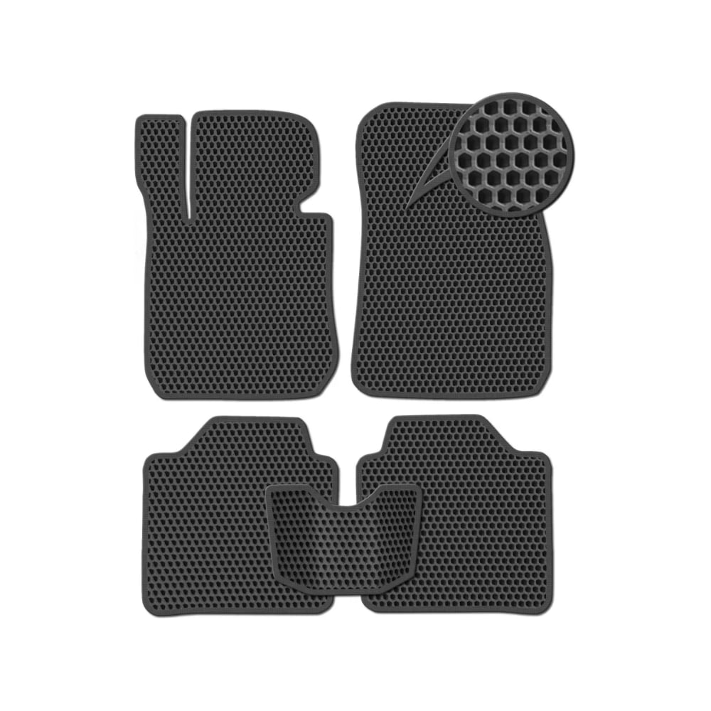 Изображение товара Ковры Eva Smart для салона автомобиля Hyundai Palisade 2018, черные