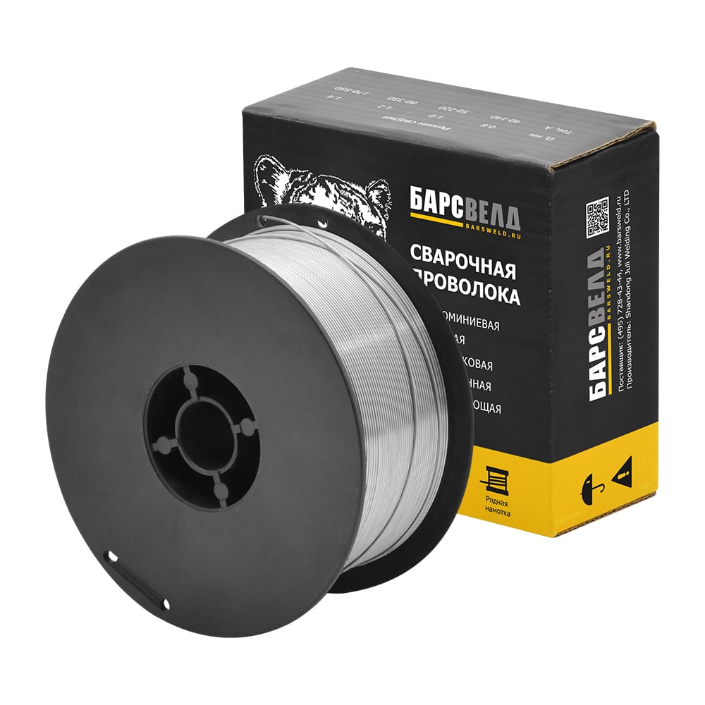 Изображение товара Проволока нержавеющая 309LSi 1.0 мм 5 кг для сварки нержавеющих сталей БАРСВЕЛД