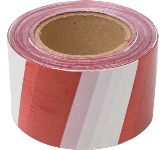 Изображение товара Оградительная лента ТЕХНОЛОГИЯ ЛО-250 "Эконом" красно-белая, 250 п.м, 75 мм, 30 мкм 00-00005000