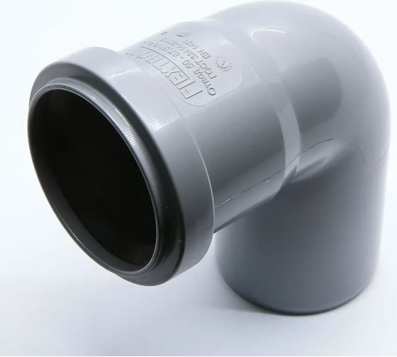 Изображение товара Отвод Flextron D 50 мм 87,5 градусов, для внутренней канализации 139754