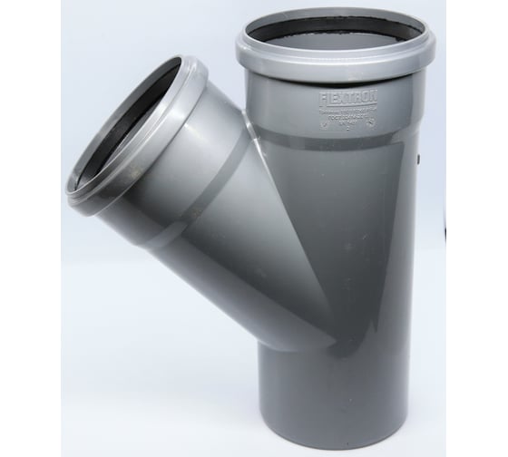 Изображение товара Тройник Flextron D 110 мм 45 градусов, для внутренней канализации 139832