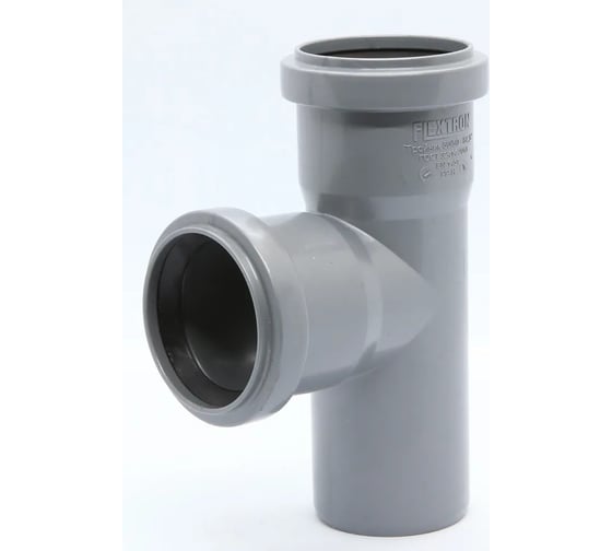 Изображение товара Тройник Flextron D 50 мм 87,5 градусов для внутренней канализации 139802