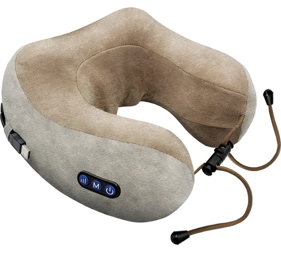 Изображение товара Массажная подушка Centek 3.7 Вт, 7 режимов, 12 головок, инфракрасный прогрев, Li-ion 2000 мАч CT-2199