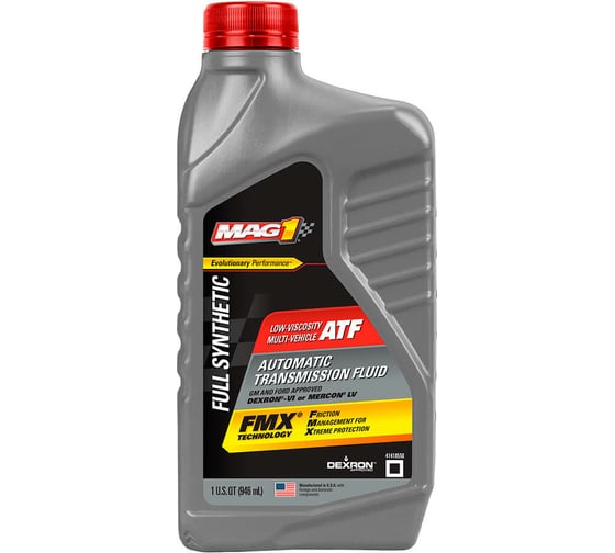 Изображение товара Синтетическая трансмиссионная жидкость MAG1 АКПП Full Synthetic ATF DEXRON VI & MERCON LV, 946 мл MAG64092