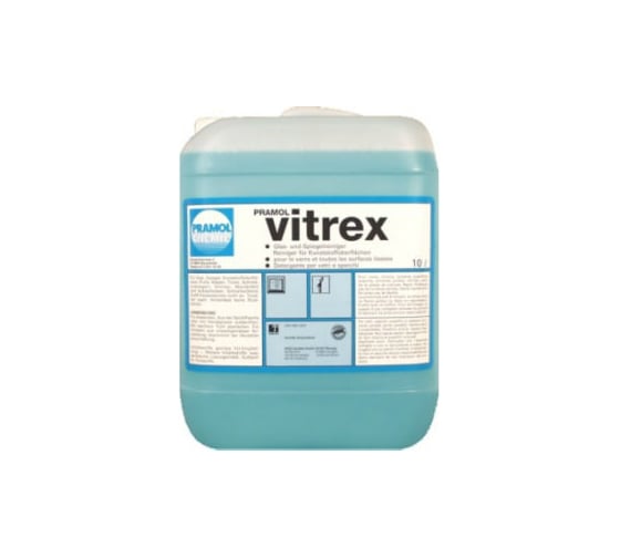 Изображение товара Очиститель VITREX (10 л) для чистки стекла Pramol 1012.101
