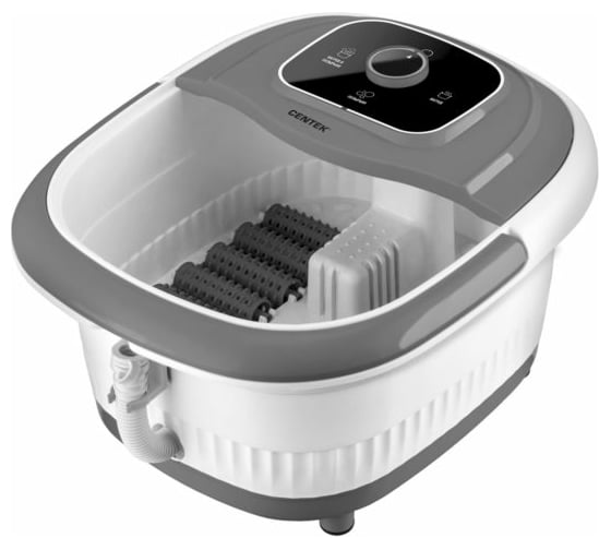Изображение товара Ванночка для ног Centek 325 Вт, 12 роликов, автоматический подогрев воды, пузырьковый/роликовый массаж CT-2602
