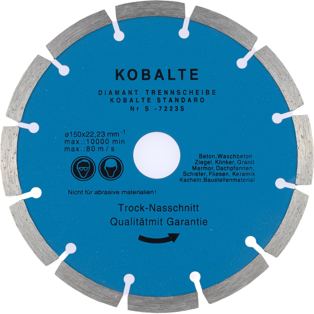 Изображение товара Диск алмазный TORGWIN 150 мм для бетона и камня S79066