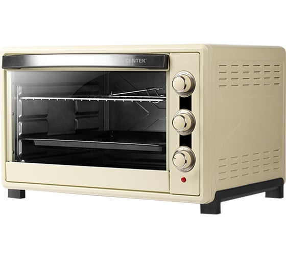 Изображение товара Жарочный шкаф Centek ion бежевый 62 л 2200 Вт, конвекция, 5 режимов, 90 мин, 320 CT-1533-62 BEIGE Convect