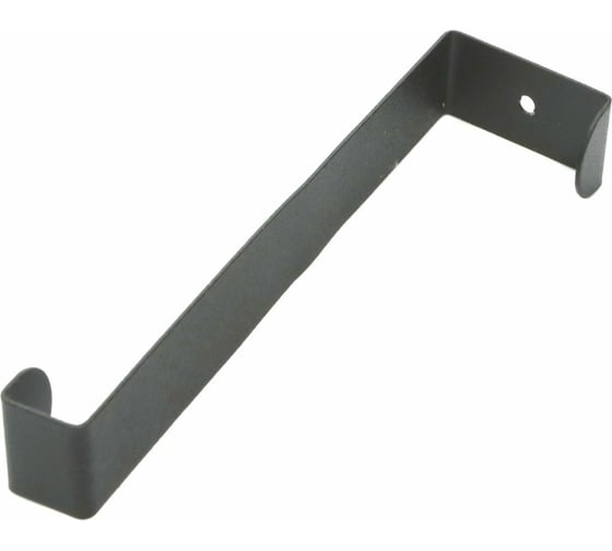 Изображение товара Двухсторонний крючок для дверей и шкафов Левша h150 черный У8-7100.ЧМ
