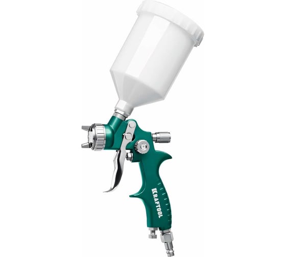 Изображение товара Пневматический краскопульт c верхним бачком KRAFTOOL AirFlat LVLP 06524-1.7