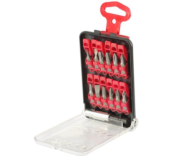Изображение товара Набор бит в пластиковом боксе 12 шт. Зубр 26600-H12