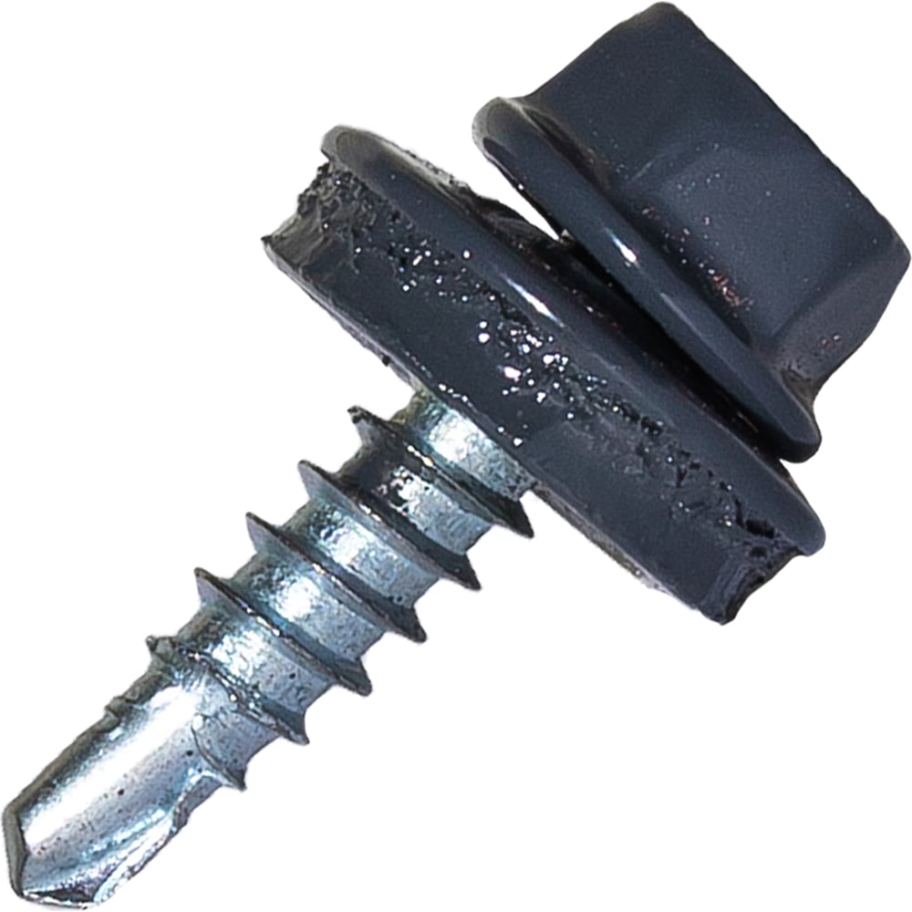 Изображение товара Саморез кровельный по дереву HARDWEX 4.8x19 мм 250 шт оцинкованный серый RAL 7024