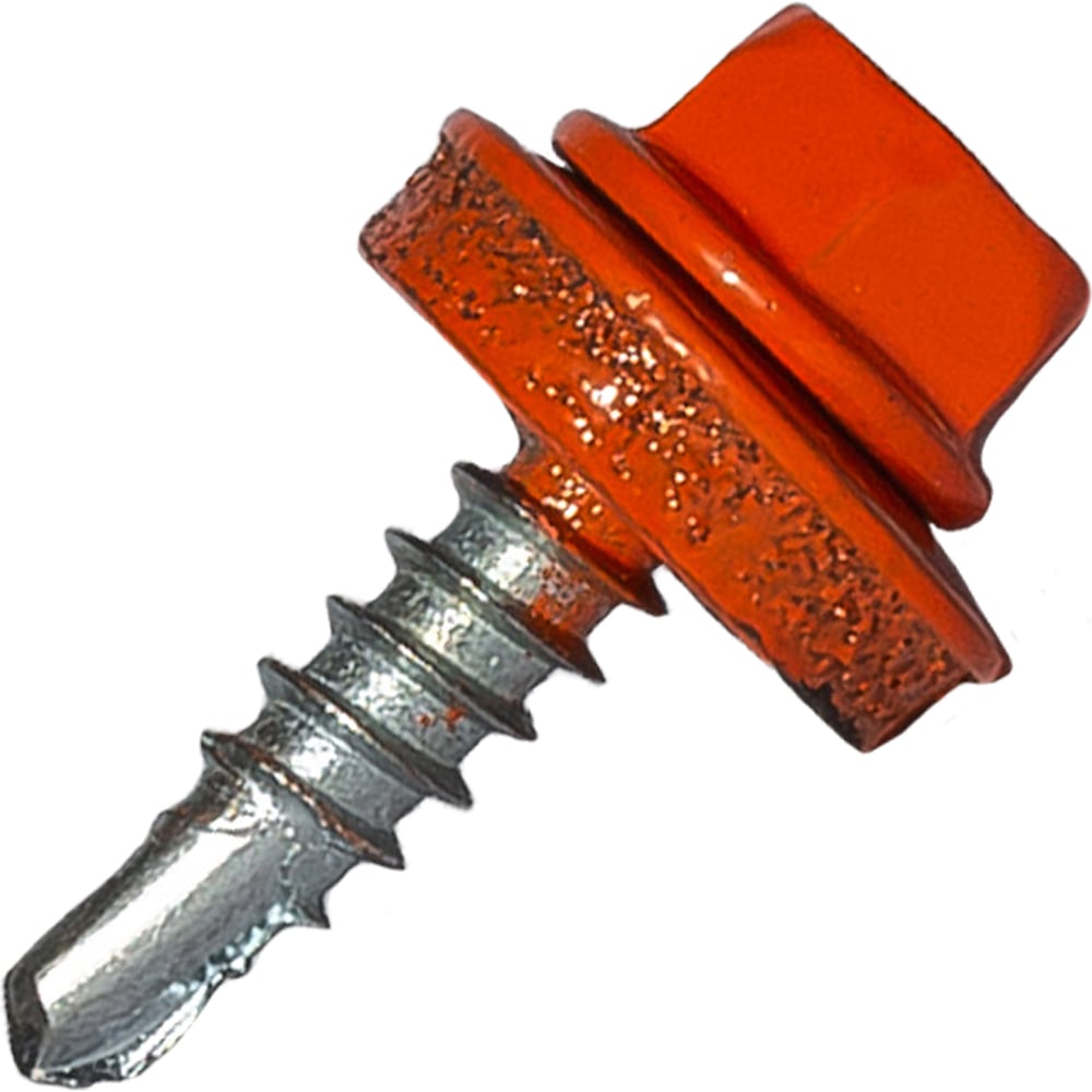 Саморез кровельный по дереву HARDWEX ТМ HWX2-W-P5-4.8x19 мм, св.№1, RAL 2004, 250 шт. 5190000000805