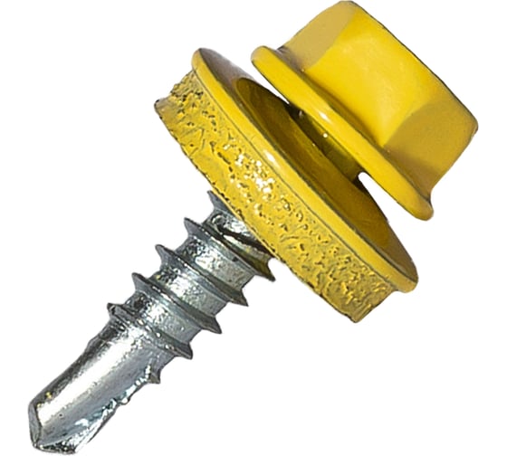 Изображение товара Саморез кровельный по дереву HARDWEX ТМ HWX2-W-P5-4.8x19 мм, св.№1, RAL 1018, 250 шт. 5190000000799