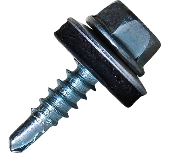 Изображение товара Саморез кровельный по дереву HARDWEX ТМ HWX2-W-P5-4.8x19 мм, св.№1, цинк, 250 шт. 5190000000751