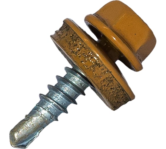 Изображение товара Саморез кровельный по дереву HARDWEX ТМ HWX2-W-P5-4.8x28 мм, св.№1, RAL 1011, 250 шт. 5190000001659