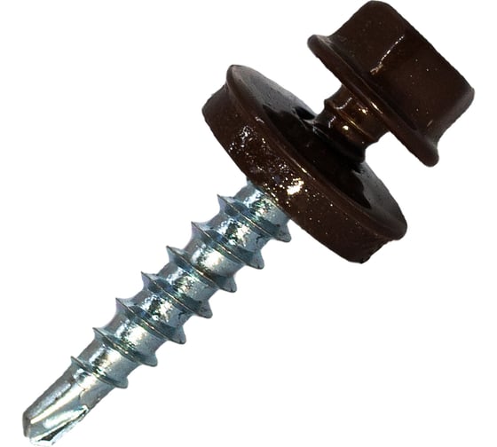 Изображение товара Саморез кровельный по дереву HARDWEX ТМ HWX2-W-P5-4.8x28 мм, св.№1, RAL 8017, 250 шт. 5190000001871