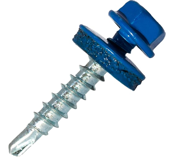 Изображение товара Саморез кровельный по дереву HARDWEX ТМ HWX2-W-P5-4.8x35 мм, св.№1, RAL 5005, 250 шт. 5190000002052