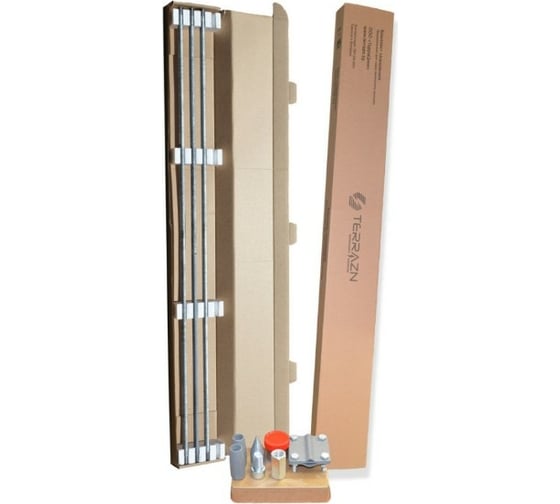 Изображение товара Комплект молниезащиты TerraZN с заострением 4,5 м. арт. 21451