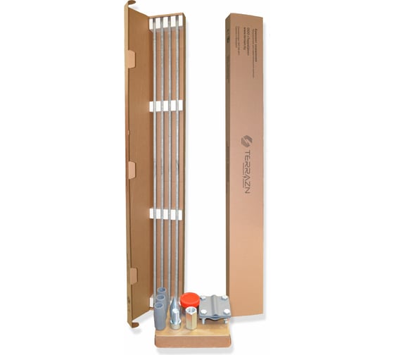 Изображение товара Комплект молниезащиты TerraZN с заострением 3 м. арт. 24301