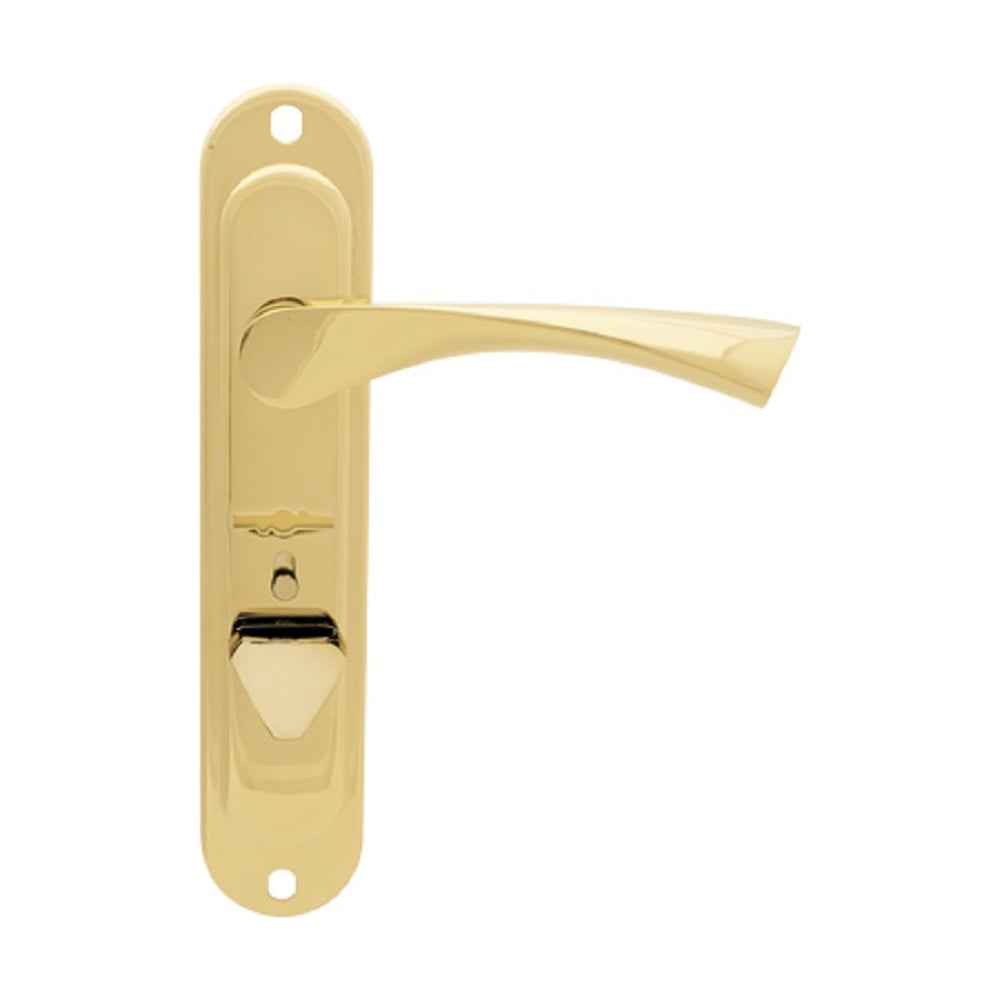 Изображение товара Ручки на планке APECS HP-42.0123-S-C-G-L для входных дверей золото