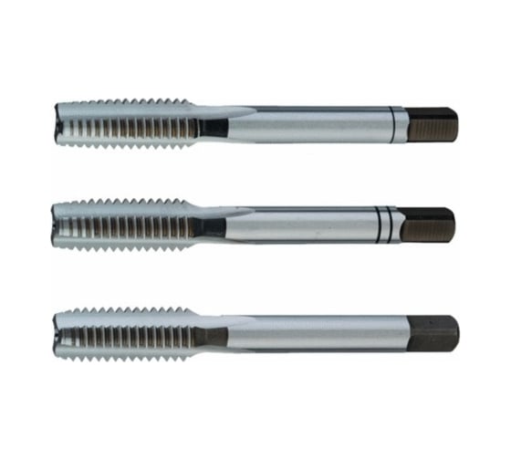 Изображение товара Ручной метчик PROMAT М2,5х0,45, комплект 3 шт, HSS, DIN 352 4000867109